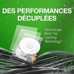 Seagate BarraCuda 1To, Disque Dur Interne HDD, 2.5 pouces, SATA 6 Goit/s, 5 400 tr/min, 128 Mo de cache, pour PC et ordinateur p