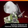 Wd rouge plus 4 to disque dur interne 3.5" dédié nas, 5400 rpm class, sata 6 gb/s, cmr, 256mb cache, garantie 3 ans