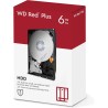 Wd rouge plus 6 to disque dur interne 3.5" dédié nas, 5400 rpm class, sata 6 gb/s, cmr, 256mb cache, garantie 3 ans