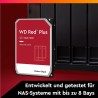 Wd rouge plus 6 to disque dur interne 3.5" dédié nas, 5400 rpm class, sata 6 gb/s, cmr, 256mb cache, garantie 3 ans