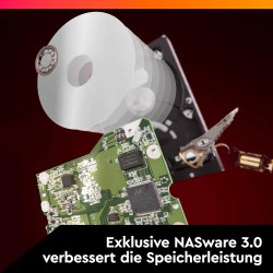 Wd rouge plus 6 to disque dur interne 3.5" dédié nas, 5400 rpm class, sata 6 gb/s, cmr, 256mb cache, garantie 3 ans