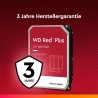 Wd rouge plus 6 to disque dur interne 3.5" dédié nas, 5400 rpm class, sata 6 gb/s, cmr, 256mb cache, garantie 3 ans
