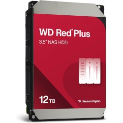 Wd rouge plus 12tb nas 3.5" internal hard drive - 7200 rpm, sata 6gb/s, cmr, 256mb cache