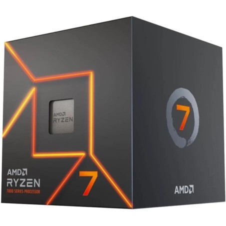 AMD Ryzen 7 7700 Processeur (8 Coeurs/16 Threads, 65W TDP, Socket AM5, Cache 40MB, jusqu'à 5,3 GHz Fréquence Boost, avec Ventila