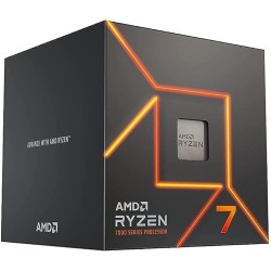 AMD Ryzen 7 7700 Processeur (8 Coeurs/16 Threads, 65W TDP, Socket AM5, Cache 40MB, jusqu'à 5,3 GHz Fréquence Boost, avec Ventila