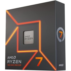 AMD Ryzen 7 7700X Processeur (Radeon Graphique Intégré, 8 Coeurs/16 Threads, 105W DTP, Socket AM5, Cache 40MB, jusqu'à 5.4 GHz F