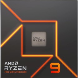 AMD Ryzen 9 7900 Processeur (Radeon Graphique Intégré, 12 Cœurs/24 Threads, 65W TDP, Socket AM5, Cache 76Mo, jusqu'à 5,4 GHz Fré