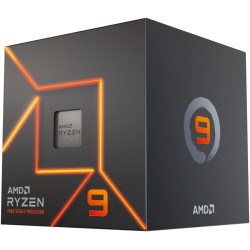 AMD Ryzen 9 7900 Processeur (Radeon Graphique Intégré, 12 Cœurs/24 Threads, 65W TDP, Socket AM5, Cache 76Mo, jusqu'à 5,4 GHz Fré