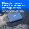 Crucial X10 1To Disque SSD Externe Portable avec USB-A Adaptateur, Jusqu’à 2100Mo/s, USB-C, Résistance à la poussière et à l'eau