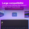 Crucial X10 1To Disque SSD Externe Portable avec USB-A Adaptateur, Jusqu’à 2100Mo/s, USB-C, Résistance à la poussière et à l'eau