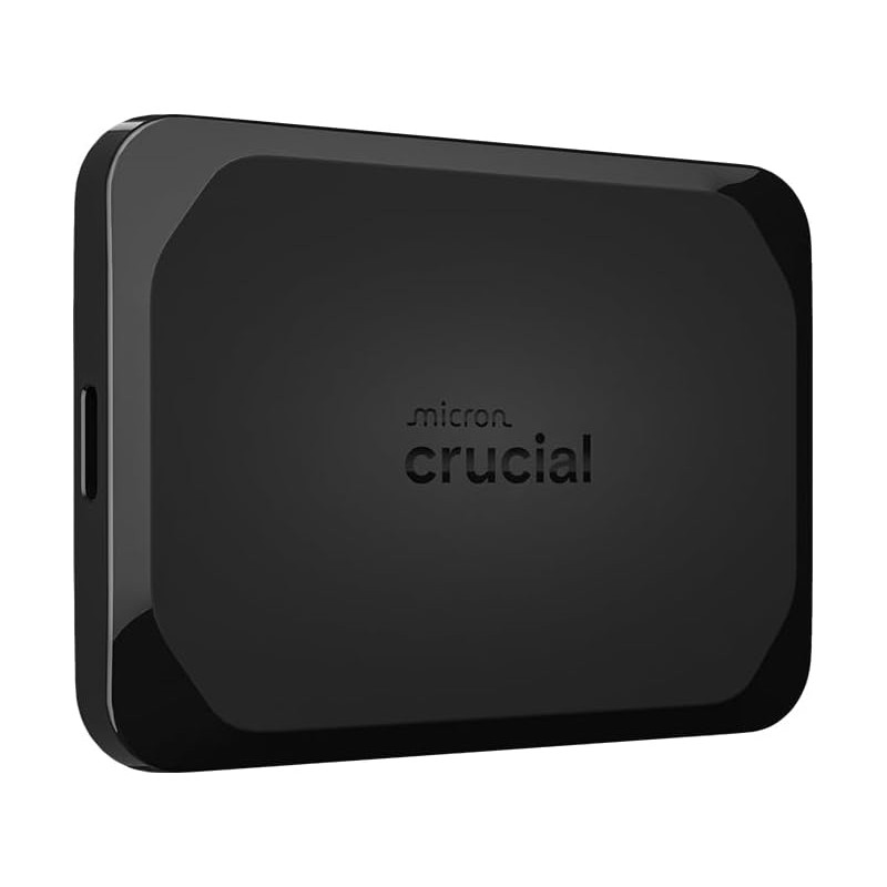 Crucial X10 2To Disque SSD Externe Portable, Jusqu’à 2100Mo/s, USB-C 3.2 Gen2, Résistance à la poussière et à l'eau classée IP65