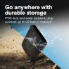 Crucial X10 2To Disque SSD Externe Portable, Jusqu’à 2100Mo/s, USB-C 3.2 Gen2, Résistance à la poussière et à l'eau classée IP65