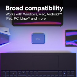 Crucial X10 4To Disque SSD Externe Portable, Jusqu’à 2100Mo/s, USB-C 3.2 Gen2, Résistance à la poussière et à l'eau classée IP65
