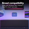 Crucial X10 4To Disque SSD Externe Portable, Jusqu’à 2100Mo/s, USB-C 3.2 Gen2, Résistance à la poussière et à l'eau classée IP65