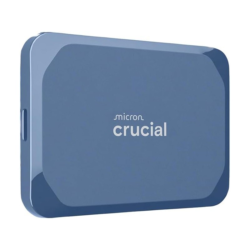 Crucial X10 8To Disque SSD Externe Portable, Jusqu’à 2100Mo/s, USB-C 3.2 Gen2, Résistance à la poussière et à l'eau classée IP65