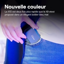 Crucial X10 8To Disque SSD Externe Portable, Jusqu’à 2100Mo/s, USB-C 3.2 Gen2, Résistance à la poussière et à l'eau classée IP65