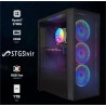 STGsivir PC Gamer Fixe,Ordinateur Gaming,Ryzen 7 5700G up to 4.6Ghz,32Go DDR4,1To SSD,WiFi 6,BT5.0,Ventilateur RGB x3,Windows11 