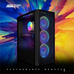 STGsivir PC Gamer Fixe,Ordinateur Gaming,Ryzen 7 5700G up to 4.6Ghz,32Go DDR4,1To SSD,WiFi 6,BT5.0,Ventilateur RGB x3,Windows11 