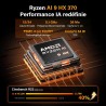 GEEKOM A9 Max Mini PC avec AMD Ryzen AI 9 HX 470 (12C/24T, Jusqu’à 5,2 GHz) AMD Radeon 890M, 32 Go DDR5 2To SSD, Double LAN 2,5 