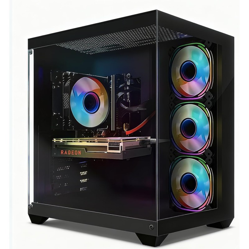 STGsivir PC Gamer Fixe,Ordinateur Gaming,GeForce RTX 2060 Super 8Go GDDR6,Core i7 up to 3.9Ghz,16Go RAM,1To SSD,WiFi 6,BT5.0,Ven