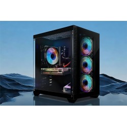 STGsivir PC Gamer Fixe,Ordinateur Gaming,GeForce RTX 2060 Super 8Go GDDR6,Core i7 up to 3.9Ghz,16Go RAM,1To SSD,WiFi 6,BT5.0,Ven