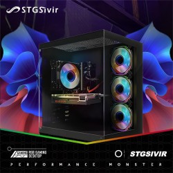 STGsivir PC Gamer Fixe,Ordinateur Gaming,GeForce RTX 2060 Super 8Go GDDR6,Core i7 up to 3.9Ghz,16Go RAM,1To SSD,WiFi 6,BT5.0,Ven