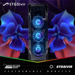 STGsivir PC Gamer Fixe,Ordinateur Gaming,GeForce RTX 3050 6Go GDDR6,Core i7 8th up to 4.1 Ghz,32Go DDR4,1To SSD,WiFi 6,BT5.0,Ven