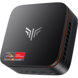 NiPoGi Pinova P1 Mini PC AΜD Ryzen 4300U W11 Pro(4C/4T,Max 3,7GHz,Mieux Que 3500U/N150/N97) 8Go DDR4 RAM+256Go SSD,4K@60Hz Tripl