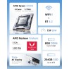 NiPoGi Pinova P1 Mini PC AΜD Ryzen 4300U W11 Pro(4C/4T,Max 3,7GHz,Mieux Que 3500U/N150/N97) 8Go DDR4 RAM+256Go SSD,4K@60Hz Tripl
