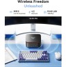 NiPoGi Pinova P1 Mini PC AΜD Ryzen 4300U W11 Pro(4C/4T,Max 3,7GHz,Mieux Que 3500U/N150/N97) 8Go DDR4 RAM+256Go SSD,4K@60Hz Tripl