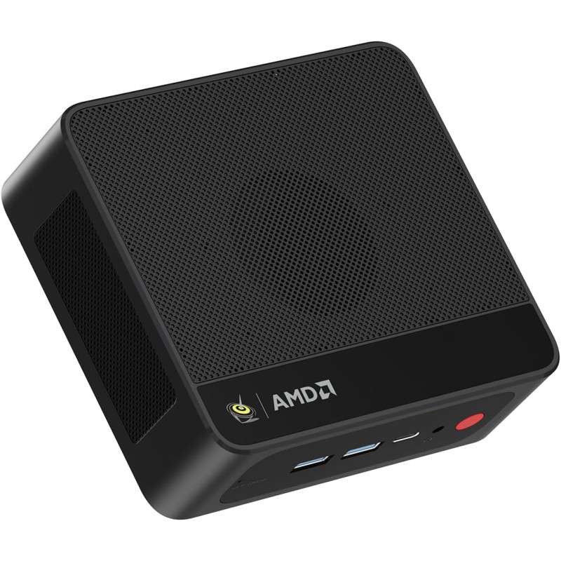 Beelink SER5 Max Mini PC, AMD Ryzen R7 6800U (8C/16T, jusqu'à 4,7GHz), Mini Ordinateur de Bureau 24Go LPDDR5 RAM 500Go PCIe SSD,