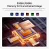 Beelink SER5 Max Mini PC, AMD Ryzen R7 6800U (8C/16T, jusqu'à 4,7GHz), Mini Ordinateur de Bureau 24Go LPDDR5 RAM 500Go PCIe SSD,