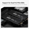 Beelink SER5 Max Mini PC, AMD Ryzen R7 6800U (8C/16T, jusqu'à 4,7GHz), Mini Ordinateur de Bureau 24Go LPDDR5 RAM 500Go PCIe SSD,