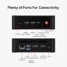 Beelink SER5 Max Mini PC, AMD Ryzen R7 6800U (8C/16T, jusqu'à 4,7GHz), Mini Ordinateur de Bureau 24Go LPDDR5 RAM 500Go PCIe SSD,
