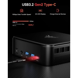 NiPoGi E3B Mini PC par ΑΜD Ryzen 5 7430U(Max 4.3GHz,6C/12T, Mieux Que 5500U/5650U/5675U),16Go RAM/512Go SSD,Mini Ordinateur de B