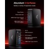 NiPoGi E3B Mini PC par ΑΜD Ryzen 5 7430U(Max 4.3GHz,6C/12T, Mieux Que 3500U/5650U/5675U),16Go RAM /512Go SSD,Mini Ordinateur de 