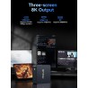 GMKtec M6 Ultra Mini PC Gaming Ryzen 7640HS (Amélioré du 6600H/6800U), 32 Go RAM DDR5 512 Go SSD, Double NIC LAN 2.5GbE Ordinate