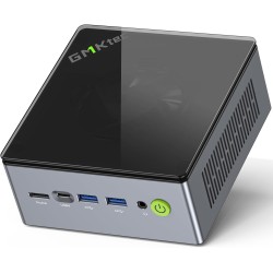 GMKtec Mini PC Gaming, M7 AMD Ryzen 7 Pro 6850H (8C/16T 4.70Ghz) Double NIC LAN 2.5G Ordinateur de Bureau, 16 DDR5 RAM + 512 Go 