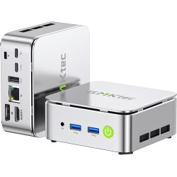 GMKtec Mini PC Ryzen 5 3500U (4C/8T, 4,5GHz), 16Go DDR4, 256Go SSD, USB-C, WiFi 5, BT 5.0, W11 Pro – Mini Ordinateur NucBox G10 
