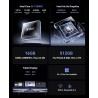 NiPoGi CK10 Mini PC W-11 Pro, Ιntel Core i5-12600H(12C/16T, jusqu'à 4,5 GHz),16Go DDR4 512Go NVME M.2 SSD Mini Ordinateur de Bur