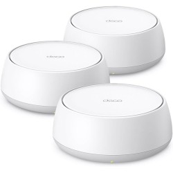 TP-Link Deco Routeur WiFi 7 Mesh BE3600 Bi-Bande, Port Ethernet 2,5G, Couverture de 490㎡, Itinérance IA Transparente, Connectez 