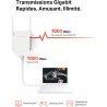 MERCUSYS MP510 KIT TP-Link CPL 1000Mbps WiFi Adaptateur Réseau CPL, WiFi N300Mbps, Homeplug AV2 1000Mbps, Boitier CPL, Brancher 