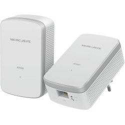 Mercusys MP300 KIT CPL AV600 – Kit de 2 Adaptateurs Powerline 600 Mbps, Port Fast Ethernet, Jusqu’à 300 m sur Circuit électrique