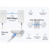 Mercusys MP300 KIT CPL AV600 – Kit de 2 Adaptateurs Powerline 600 Mbps, Port Fast Ethernet, Jusqu’à 300 m sur Circuit électrique