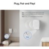 Mercusys MP300 KIT CPL AV600 – Kit de 2 Adaptateurs Powerline 600 Mbps, Port Fast Ethernet, Jusqu’à 300 m sur Circuit électrique