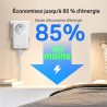 Mercusys MP300P KIT CPL 600Mbps avec 1 Port et Prise Intégrée Type F, Boitier CPL Kit de 2 - idéal pour Profiter du Service Mult