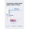 MERCUSYS MP500 KIT TP-Link CPL 1000 Mbps, Port Gigabit, Pack de 2 CPL - Pratique pour Profiter du Service Multi-TV à la Maison, 