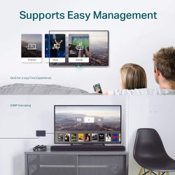 TP-Link TL-SG105E Switch Ethernet Gigabit 5 Ports Gigabit Hub RJ45, Switch Manageable, Partage de Connexion et Mise en réseau po