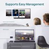 TP-Link TL-SG105E Switch Ethernet Gigabit 5 Ports Gigabit Hub RJ45, Switch Manageable, Partage de Connexion et Mise en réseau po