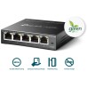 TP-Link TL-SG105E Switch Ethernet Gigabit 5 Ports Gigabit Hub RJ45, Switch Manageable, Partage de Connexion et Mise en réseau po